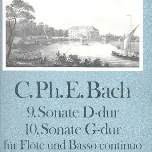 Sonate D-Dur Nr.9 und Sonate G-Dur Nr. 10 für Flöte und Basso continuo Garantierte Lieferung