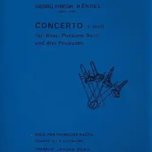 Concerto f-Moll für Baßposaune solo und 3 Posaunen oder Rabatt