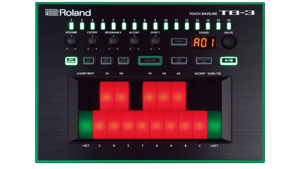 Roland Aira TB-3 BassLine Echt
