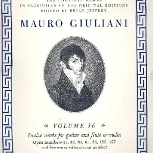 The complete Works vol.36 12 works for guitar and flute (vl) Sale