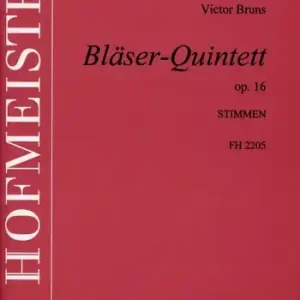 Nur Heute Quintett op.16 für Flöte, Oboe, Klarinette, Horn und Fagott