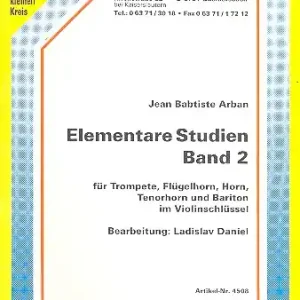 Elementare Studien Band 2 für Trompete, Flügelhorn, Horn, Tenorhorn und Bariton im Violinschlüss Online Kaufen