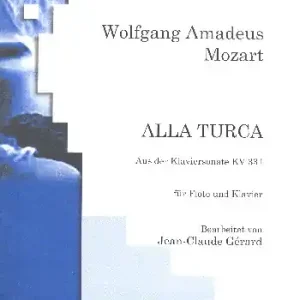 Alla turca aus der Klaviersonate KV331 für Flöte und Klavier Neue Kollektion