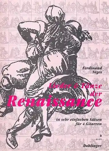 Schnäppchen Lieder und Tänze der Renaissance für 4 Gitarren (einfach gesetzt)