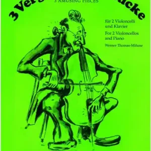 3 vergnügliche Stücke für 2 Violoncelli und Klavier Begrenztes Angebot