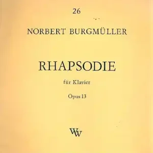 Top-Preis Rhapsodie op.13 für Klavier