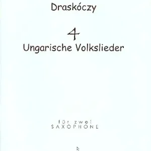 Neu 4 Hungarian Folk Songs for 2 saxophones