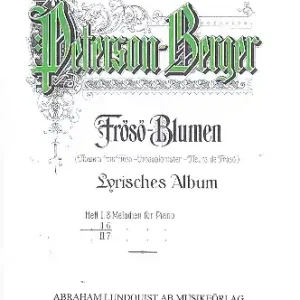 Frösöblomster op.16 vol.2 6 melodier för piano Jetzt Bestellen