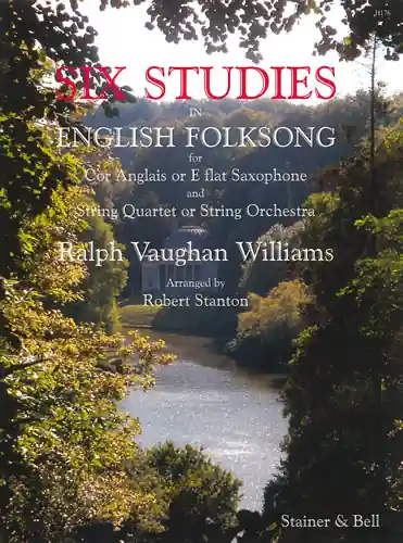 6 Studies in English Folksongs for cor anglais or eb saxophone and Gratis Versand