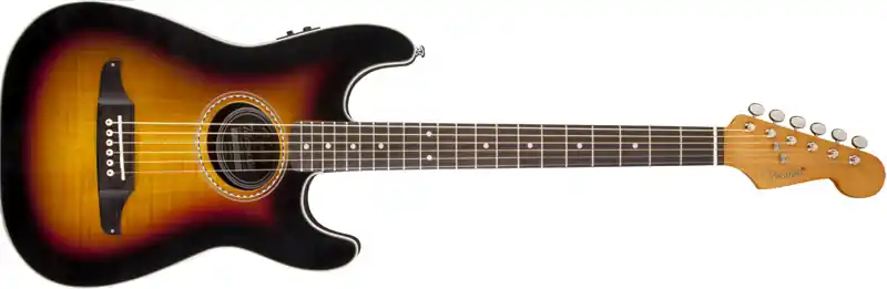 Fender Stratcoustic Premier RW 3CSB Kostenloser Versand