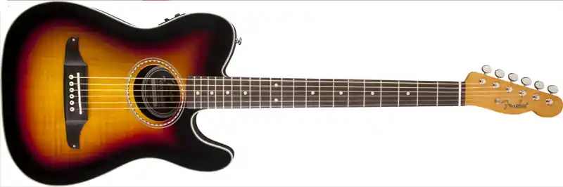 Letzte Chance Fender Telecoustic Premier RW 3CSB