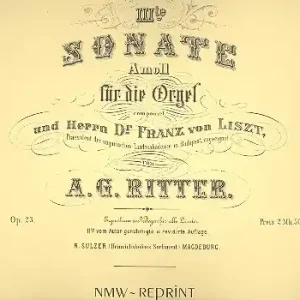 Beliebt Sonate a-Moll nr.3 op.23 für Orgel