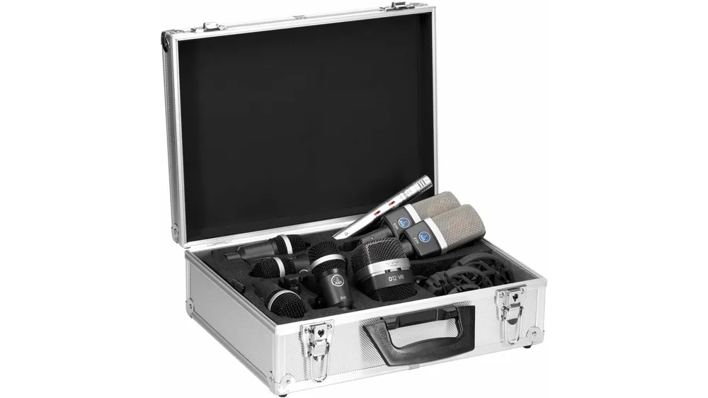 AKG Drumset Premium Mikrofonset für Schlagzeug und Percussion Preiswert
