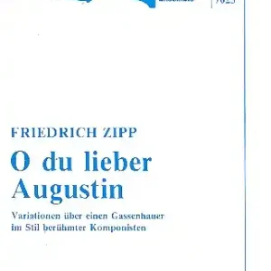 O du lieber Augustin für 4 Blockflöten (SATB) Neue Kollektion