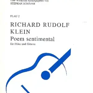 Poèm sentimental für Flöte und Gitarre Günstig