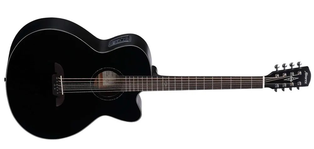 Alvarez ABT60CE-8 BK Baritone 8-String Akustikgitarre Billig