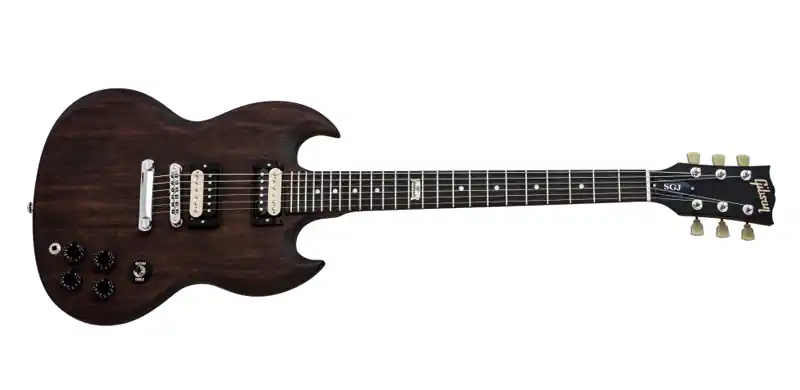 Nur Heute Gibson 2014 SGJ Rubbed Vintage Burst Satin 20 Sheen