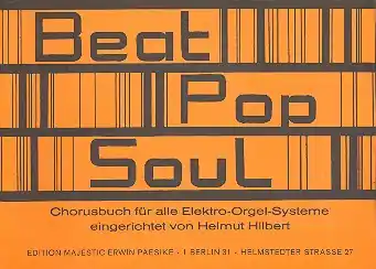 Beat Pop Soul Chorusbuch für E-Orgel Sonderangebot