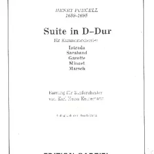 Gratis Versand Suite D-Dur für Zupforchester