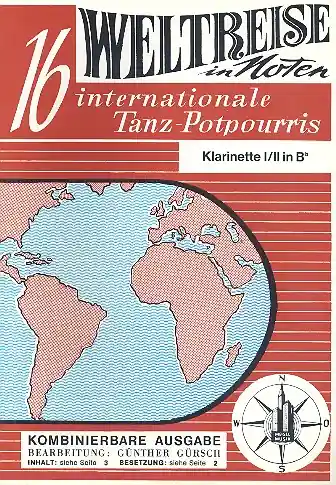 Weltreise in Noten - 16 internationale Tanzpotpourris für Orchester Kracherpreis