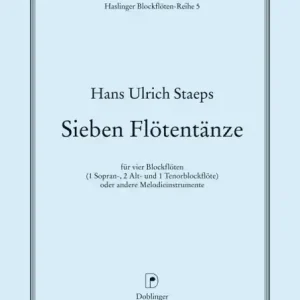 7 Flötentänze für 4 Blockflöten (SAAT) Begrenztes Angebot