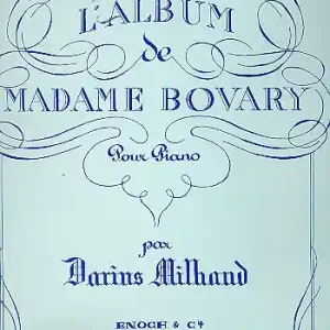 Markenware L'Album de Madame Bovary pour piano