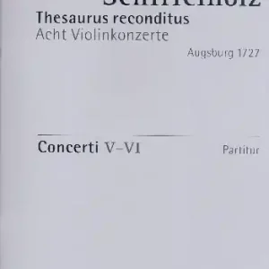 Angebot 8 Violinkonzerte Heft 3 op.1 (Konzerte 5-6) für Streicher und Orgel