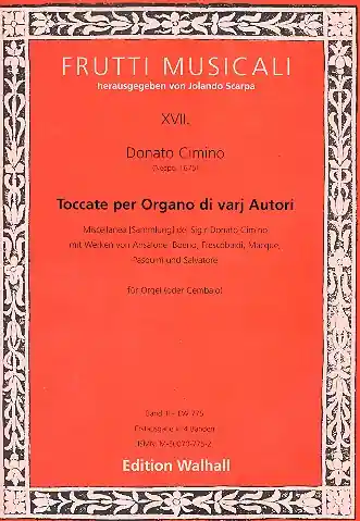 Echt Toccate di varj autori vol.3 für Orgel (Cembalo)