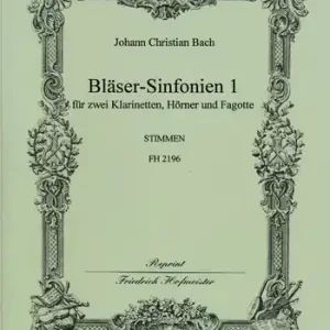 Bläser-Sinfonien Band 1 für 2 Klarinetten, 2 Hörner und Fagott Sonderaktion