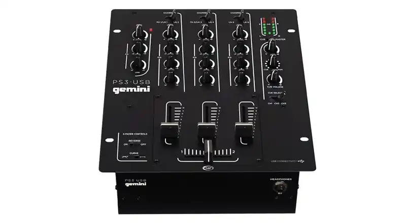 Gemini PS3 3-Kanal USB Mixer Sofort Bestellen