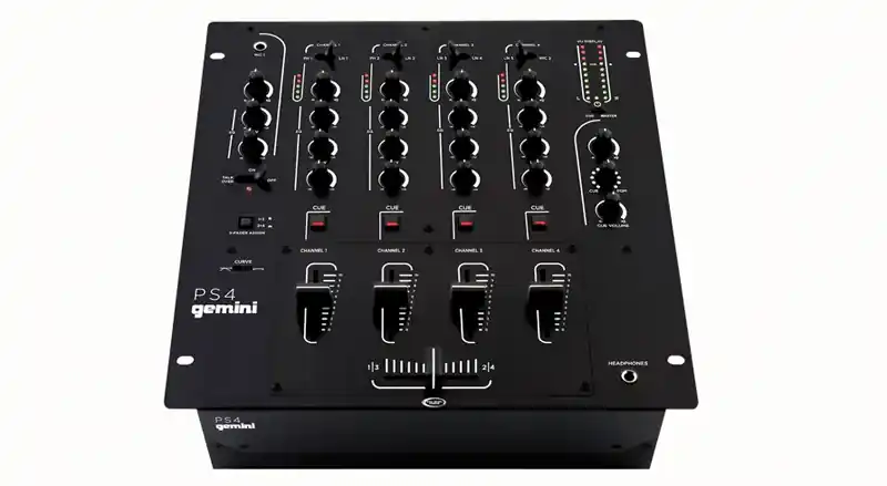 Gemini PS4 4-Kanal Mixer Markenprodukt