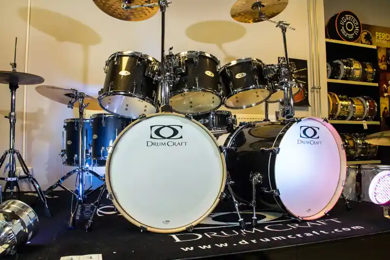 DrumCraft Serie 5 Drumset Hard Coal FFM 2013 Markenware