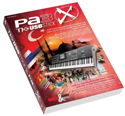 Preiswert Korg PA3X Türkisch USB Stick