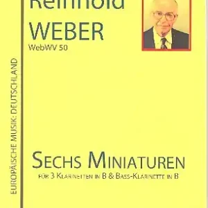 6 Miniaturen WebWV50 für 3 Klarinetten und Bassklarinette Wochenendangebot