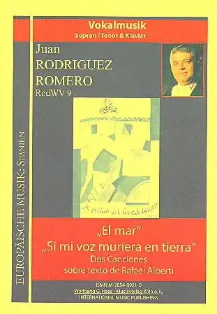 2 canciones RodWV9 para soprano (tenor) y piano Zertifiziert