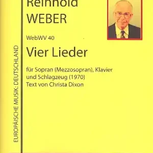 4 Lieder WebWV40 für Sopran (Mezzosopran), Klavier und Schlagzeug Sonderaktion