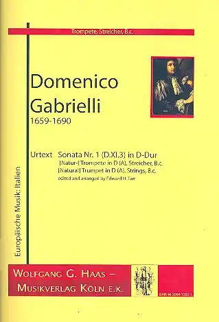 Sonata Nr.1 D-Dur D.XI.3 für (Natur-) Trompete (in D/A), Streicher und Bc Schneller Versand
