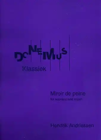 Kracherpreis Miroir de peine for soprano and organ