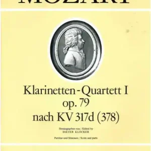 Quartett D-Dur nach KV317d für Klarinette und Streichtrio Geprüft