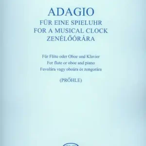 Adagio für eine Spieluhr für Flöte (Oboe) und Klavier Finale Aktion