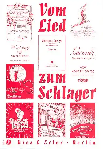 Vom Lied zum Schlager für Gesang und Klavier Sale