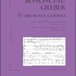 Sonderaktion Fuori di sua Capanna für Alt (Mezzosopran), Altblockflöte und Bc