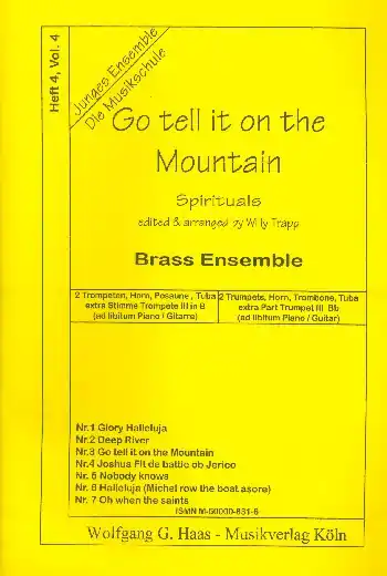 Neu Im Sortiment GO TELL IT ON THE MOUNTAIN SPIRITUALS FUER BLECHBLAESER