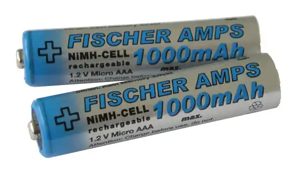 Garantierte Lieferung Fischer Amps NiMH Mignon Micro AAA Akku 1000 mAh