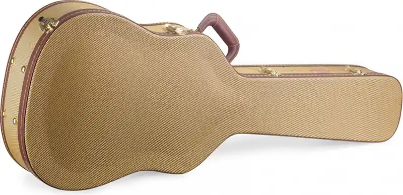 Stagg GCX-W GD Gold Tweed Deluxe-Koffer für Westerngitarre Garantierte Lieferung