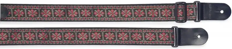 Stagg Woven Cross Red Gitarrengurt Versand Am Gleichen Tag