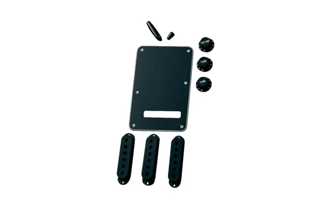 Fender Stratocaster Accessory Kit Black Aktuell