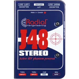 Günstig Radial J48 Stereo aktive DI Box