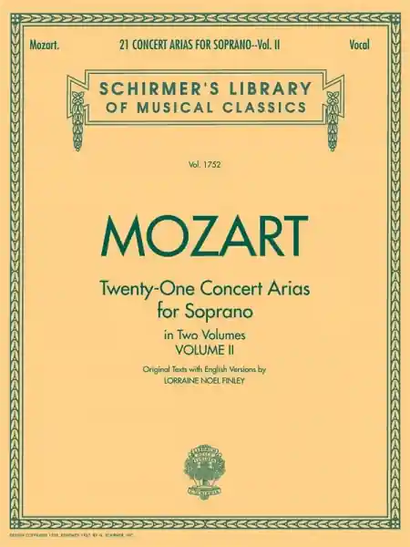 21 Concert Arias vol.2 for soprano and piano (it/en) Günstig
