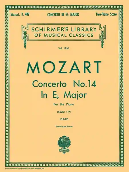 Kostenloser Versand Concerto no.14 in Eb Major KV449 for piano and orchestra